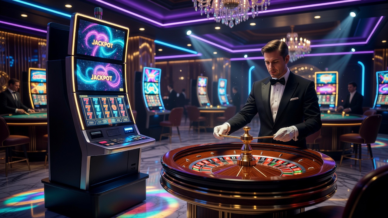 Rozmanitost Her: Od Slotů po Živé Krupiéry - 1win casino
